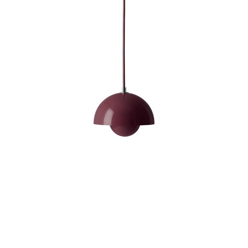 Flowerpot VP10 Hanglamp, Dark Plum