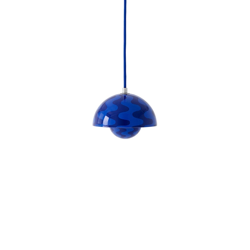 Flowerpot VP10 Hanglamp, Cobalt Blue / Twilight Blue