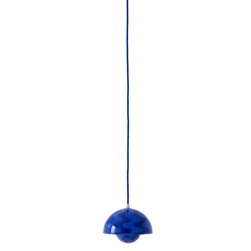 Flowerpot VP10 Hanglamp, Cobalt Blue / Twilight Blue