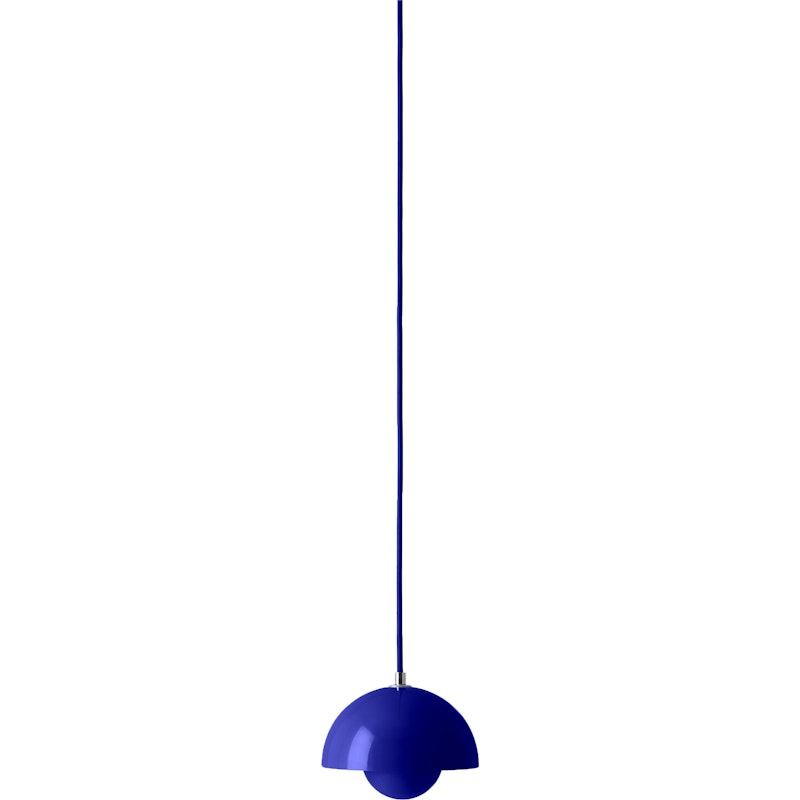 Flowerpot VP10 Hanglamp, Cobalt Blue