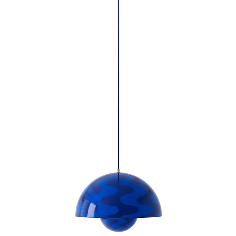 Flowerpot VP2 Hanglamp, Cobalt Blue / Twilight Blue