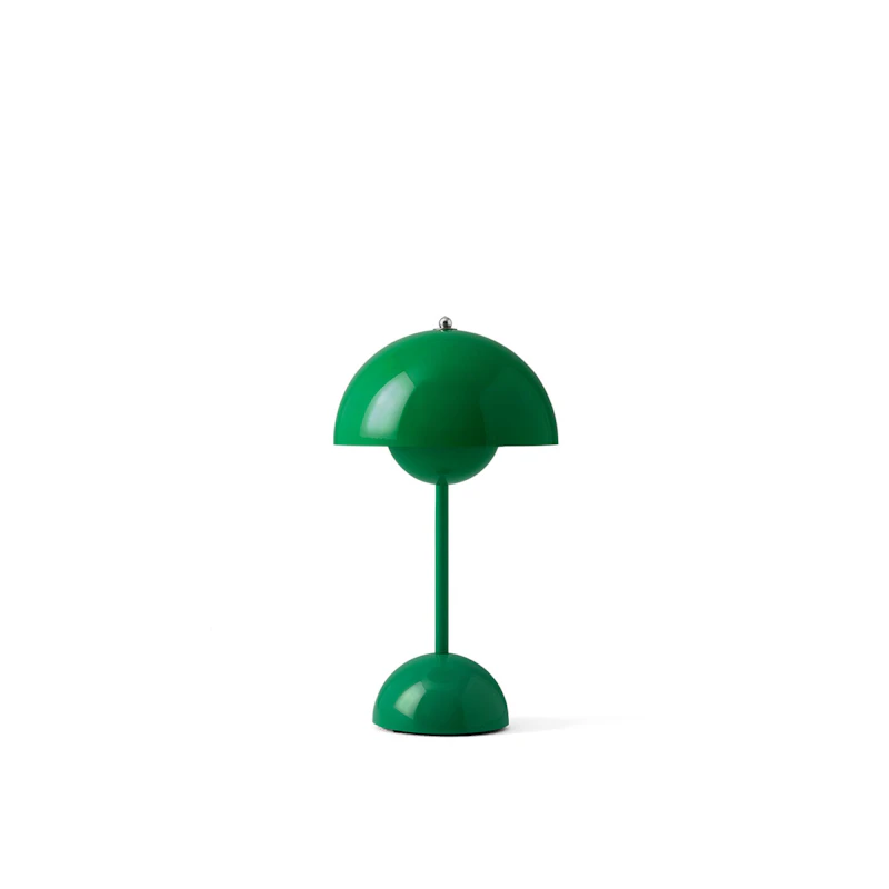 Flowerpot VP9 Tafellamp Draagbaar, Signal Green