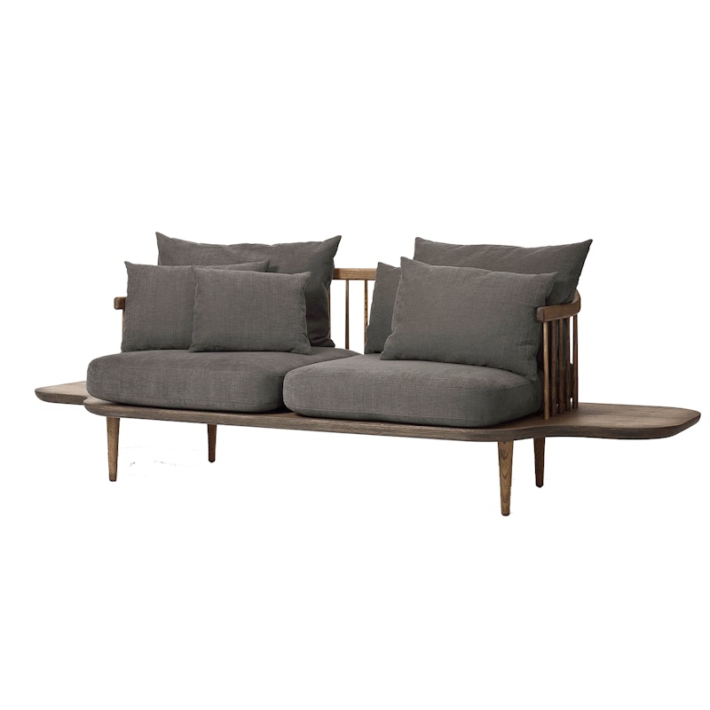 Fly Sc3 Sofa Vleugels, Gerookt Geolied Eiken / Hot Madison 093 Grey