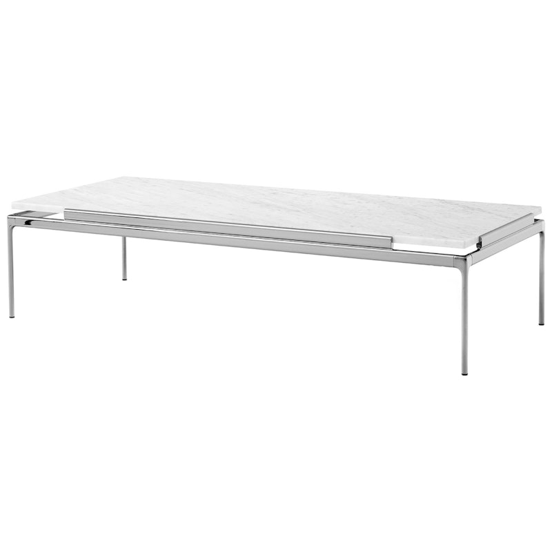 Sett LN12 Salontafel 60x140 cm, Bianco Carrera