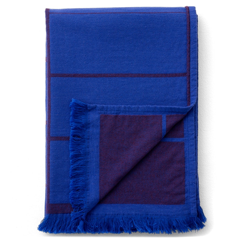 Untitled Throw AP10, Light Beige, 150x210 cm Deken 150x210 cm Electric Blue