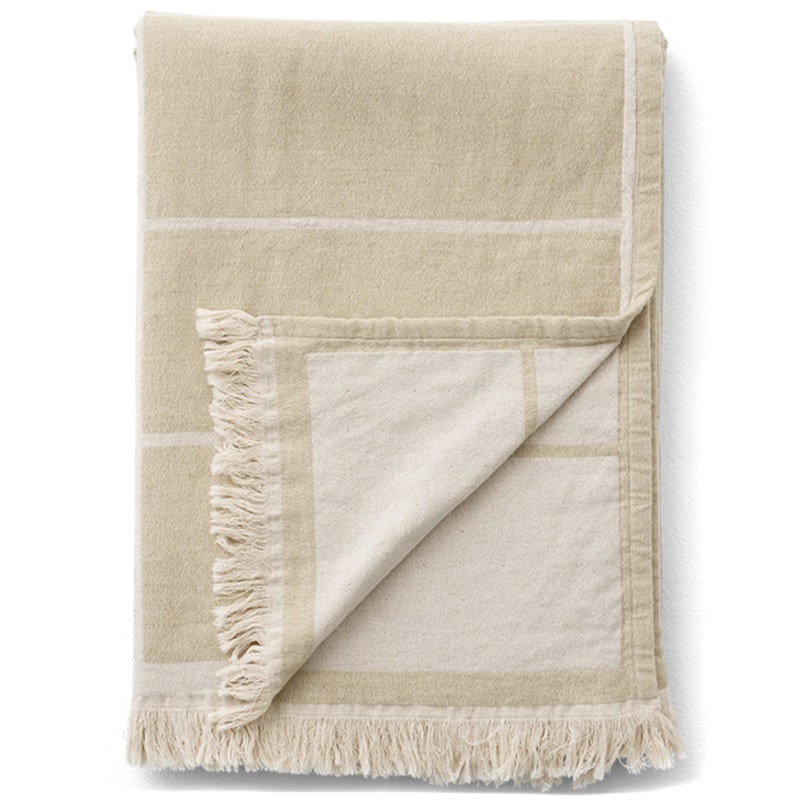 Untitled Throw AP10, Light Beige, 150x210 cm Deken 150x210 cm Lichtbeige