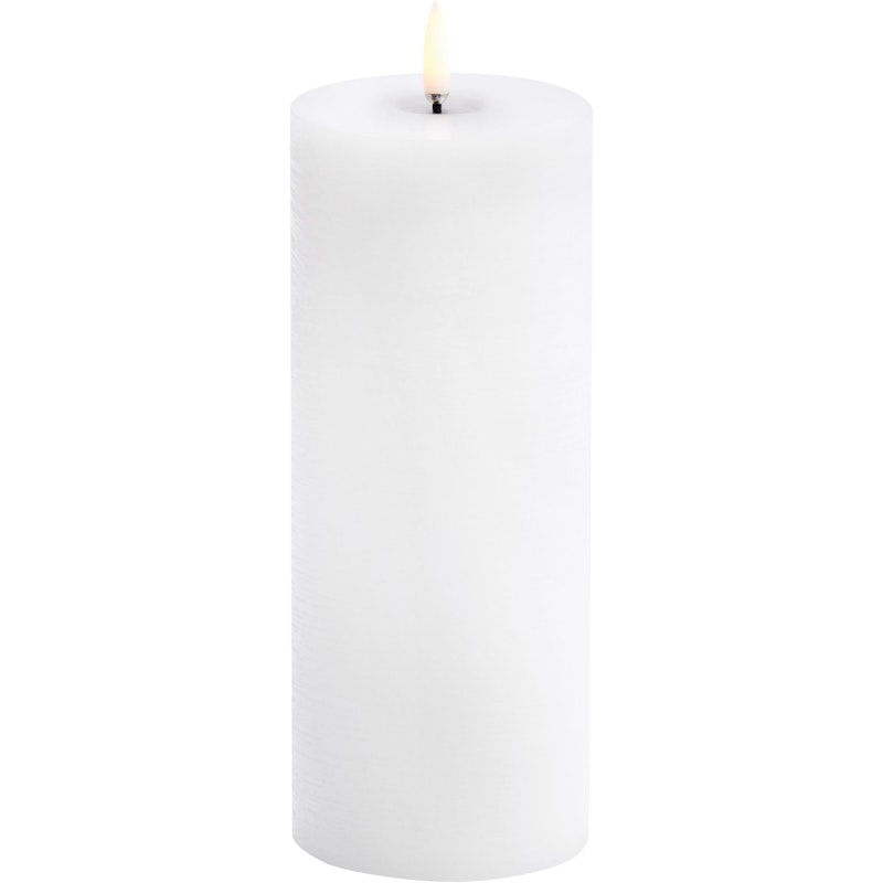 LED Stompkaars Gesmolten 7,8x20,3 cm, Nordic White
