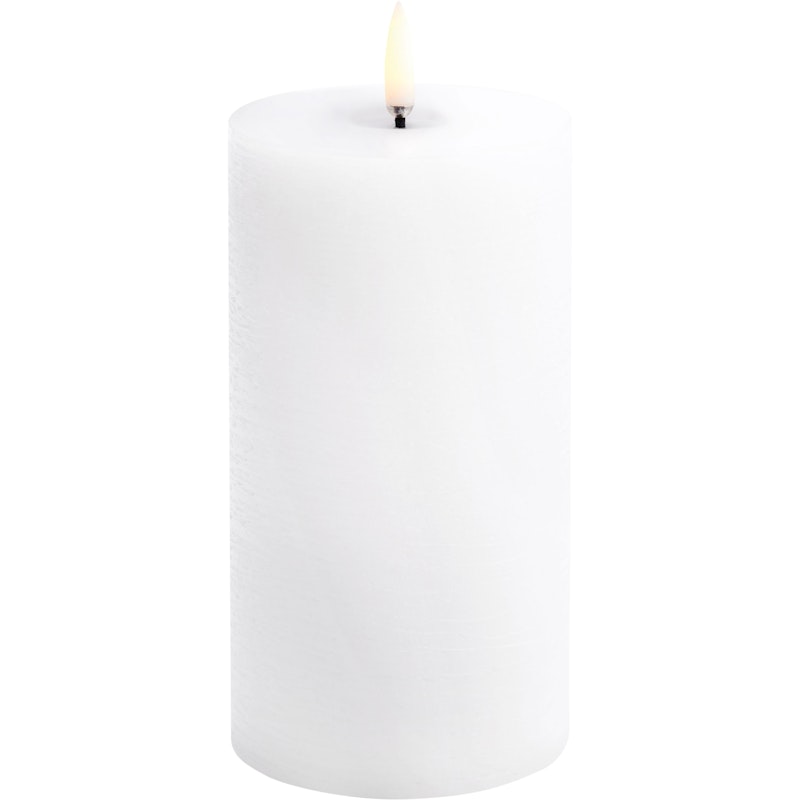 LED Stompkaars Gesmolten 7,8x15,2 cm, Nordic White