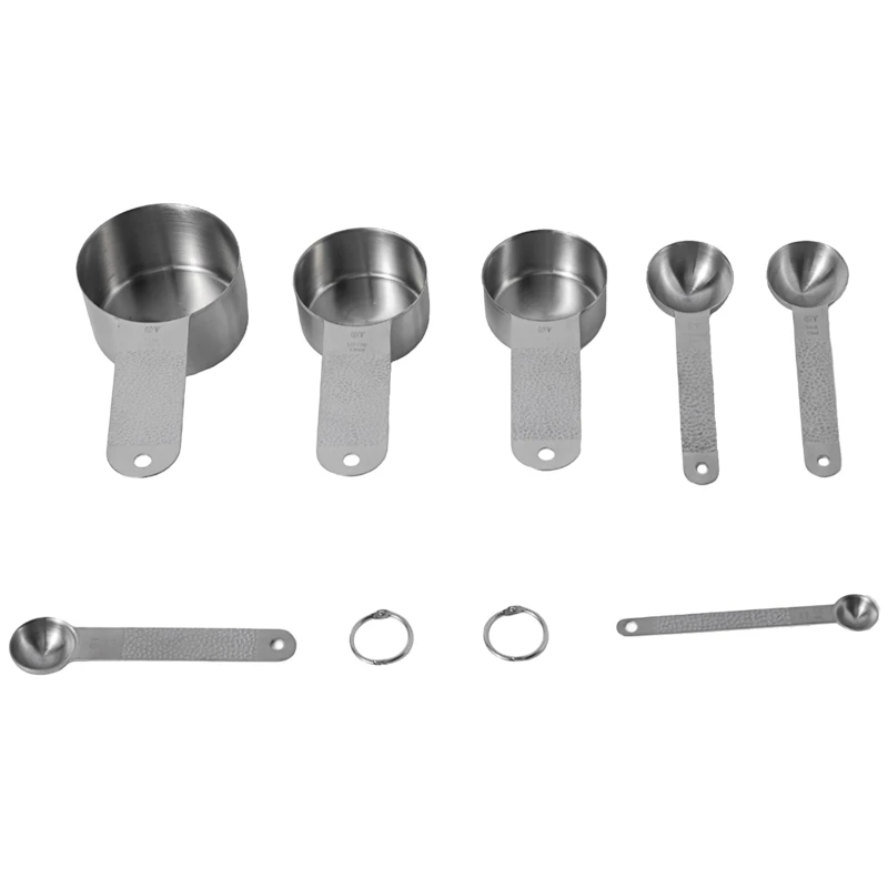 Frost Maatbekers 7 Stuks,  Zilver