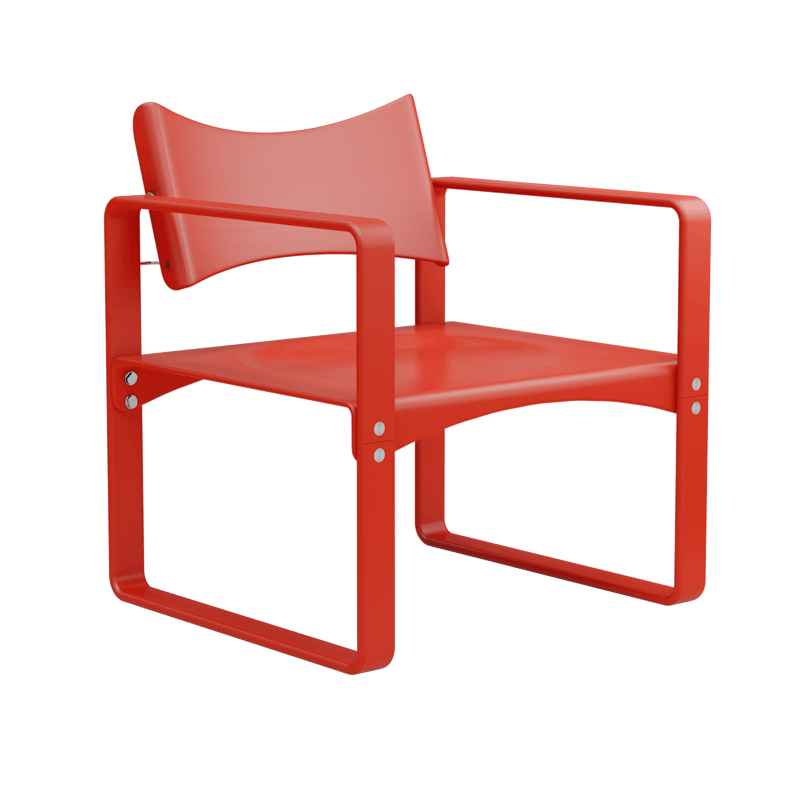 Series 270 F Fauteuil, Brown Red