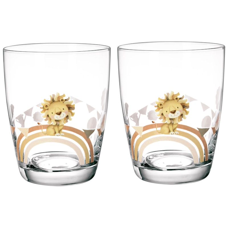 Drinkglas Pak van 2, Roar Like A Lion