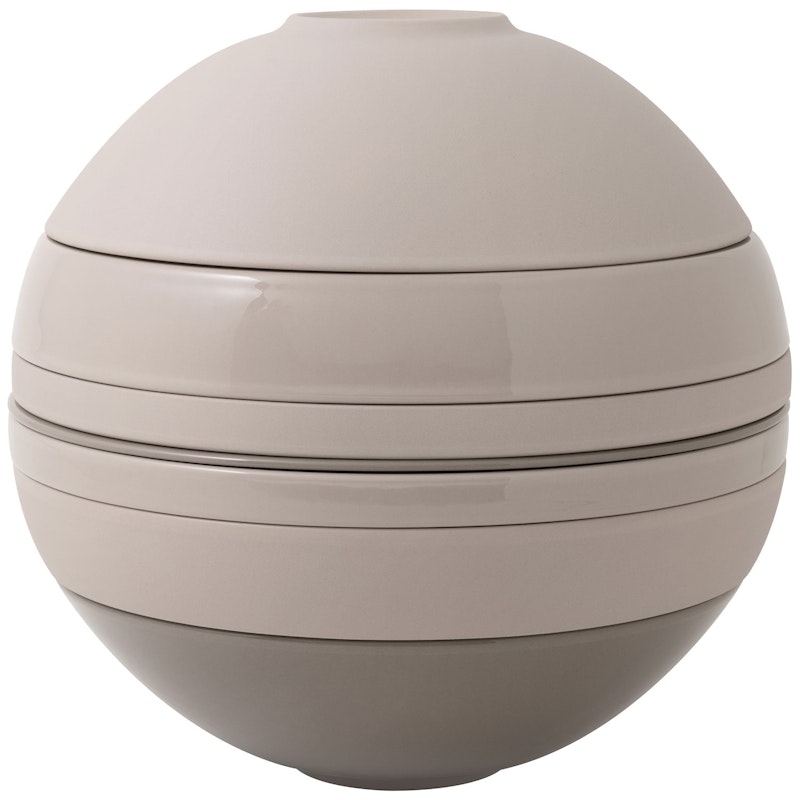 Iconic La Boule Serveerset 7 Stuks, Beige