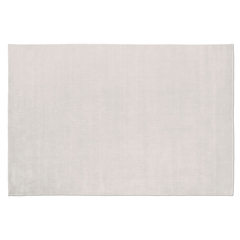 145 Vloerkleed Bamboe / Wol 200x300 cm, Lichtgrijs