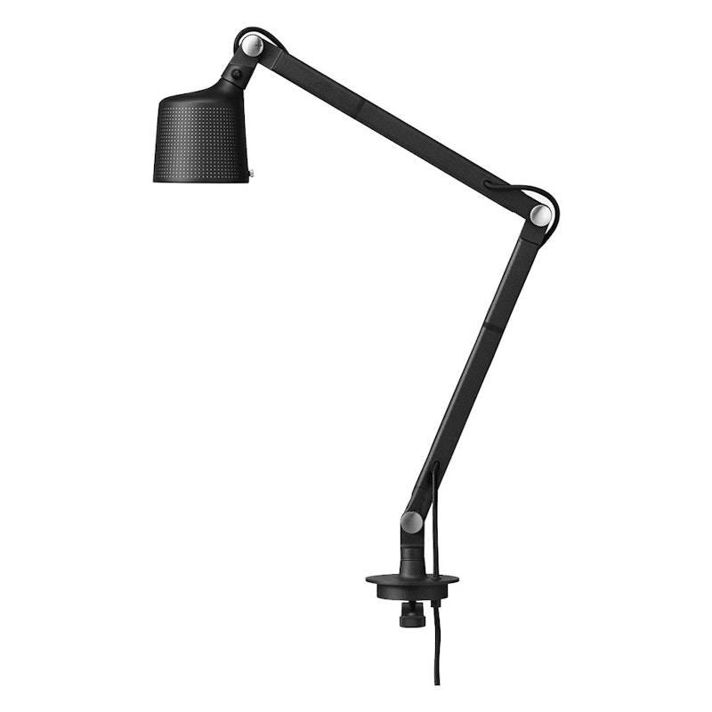 521 Bureaulamp met Inzetstuk, Zwart