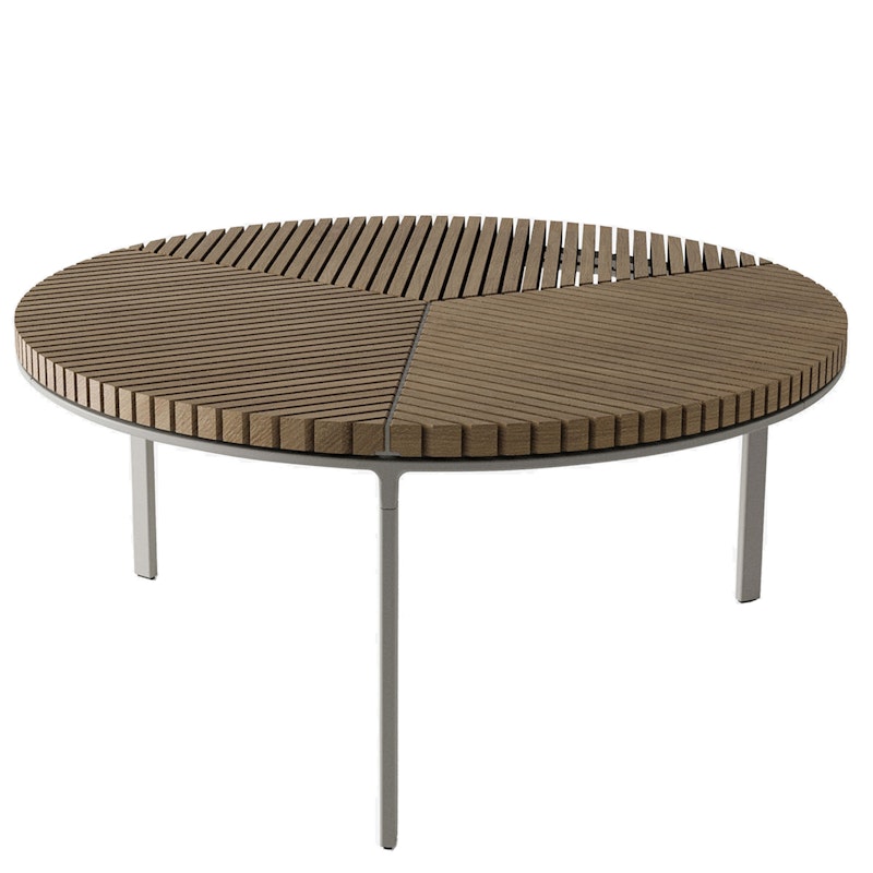 Vipp716 Open-Air Salontafel Ø90 cm, Teak