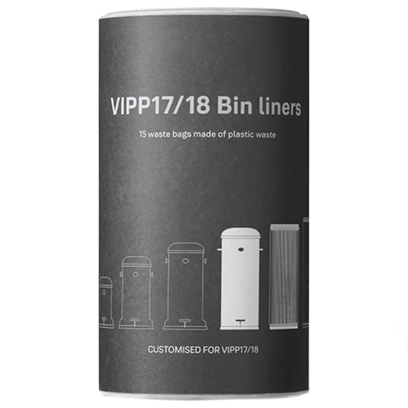 Vipp 17/18 Vuilniszak Voor Een Pedaalemmer Pak van 8, 30 L
