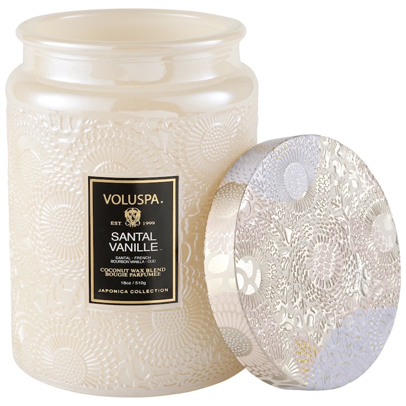 Santal Vanille Large Jar Geurkaars