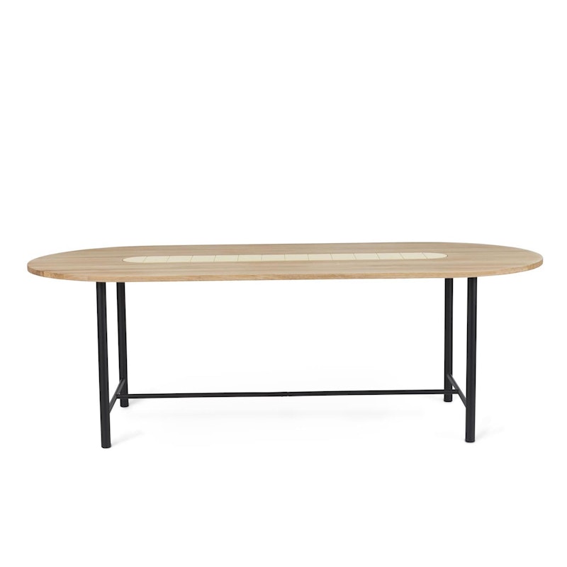 Be My Guest Eettafel 220 cm, Wit Geolied Eiken