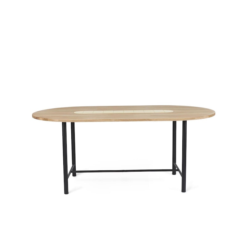 Be My Guest Eettafel 180 cm, Wit Geolied Eiken