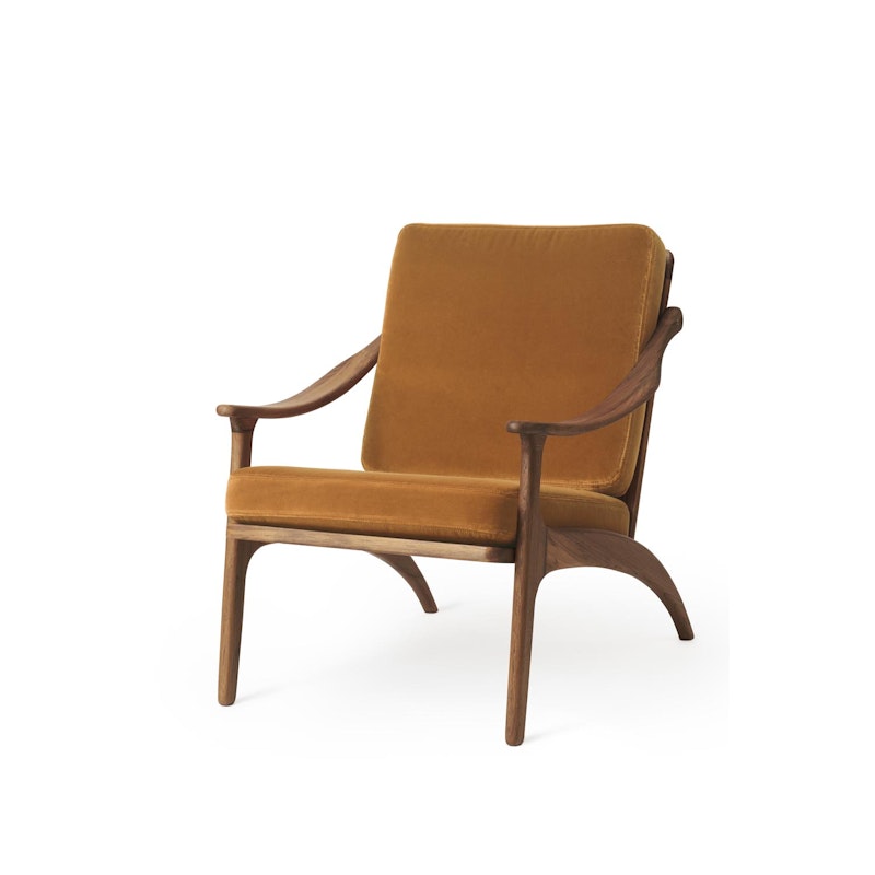 Lean Back Loungestoel, Geolied Teak / Amber