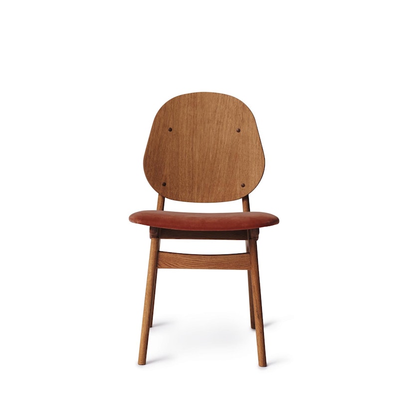 Noble Stoel, Teak Geolied Eiken / Baksteenrood