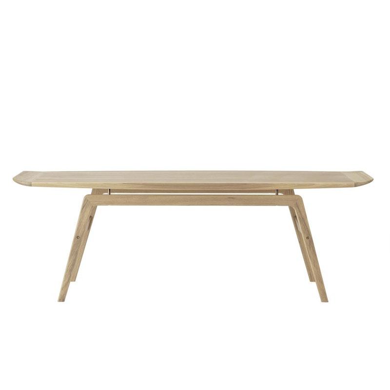 Surfboard Koffietafel, Wit geolied eiken