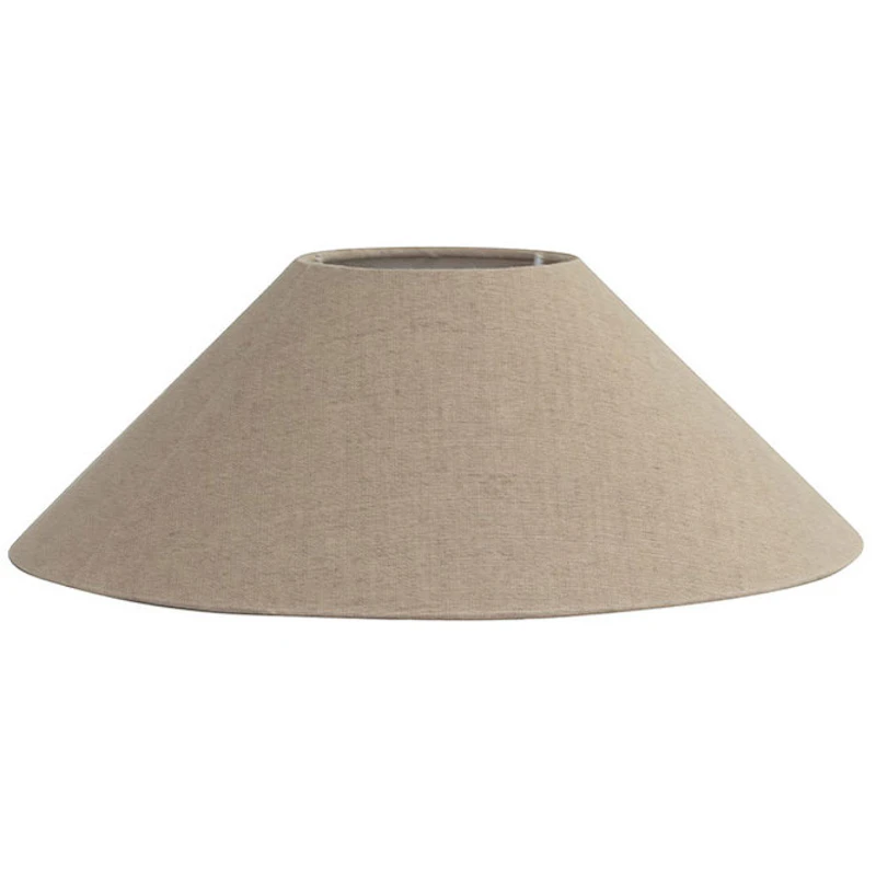 Basic Lampenkap Vlak 30 cm, Naturel