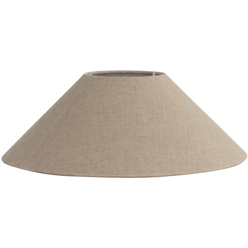 Basic Lampenkap Vlak 36 cm, Naturel