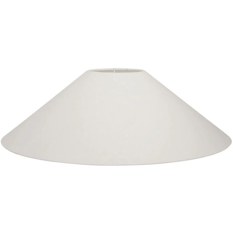 Basic Flat Lampenkap Wit, 42 cm