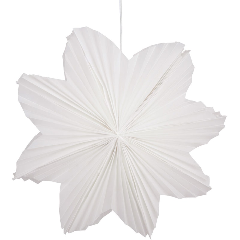 Daisy Kerstster 60 cm, Wit