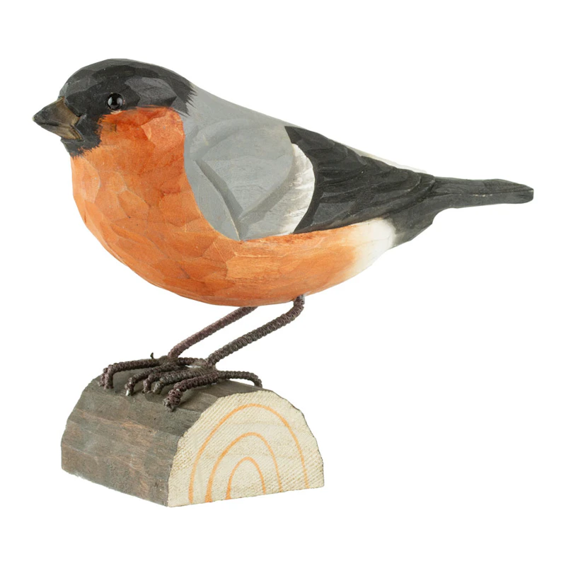 DecoBirds Met De Hand Gesneden Vogel, Goudvink