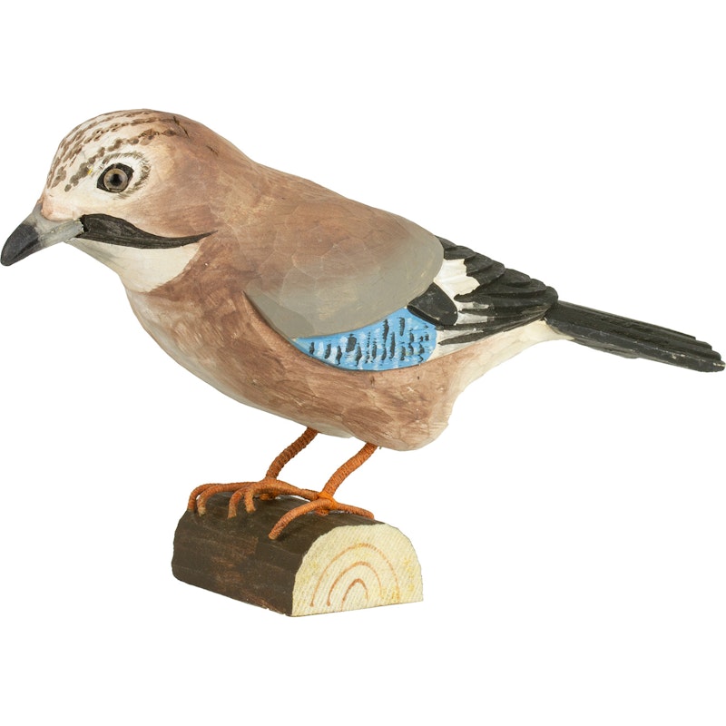 DecoBirds Met De Hand Gesneden Vogel, Gaai