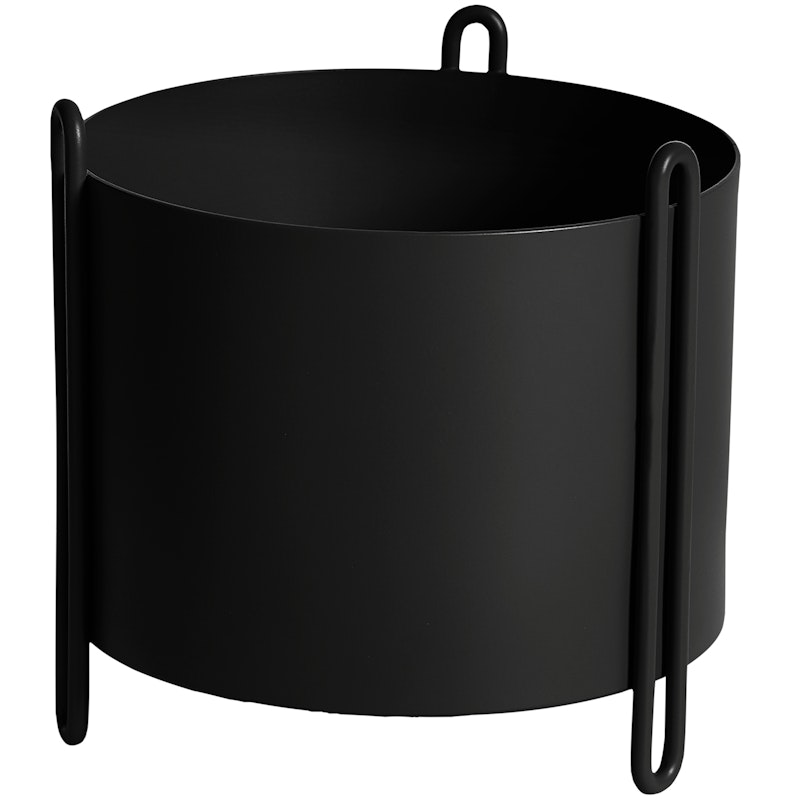 Pidestall Pot Ø15 cm, Zwart