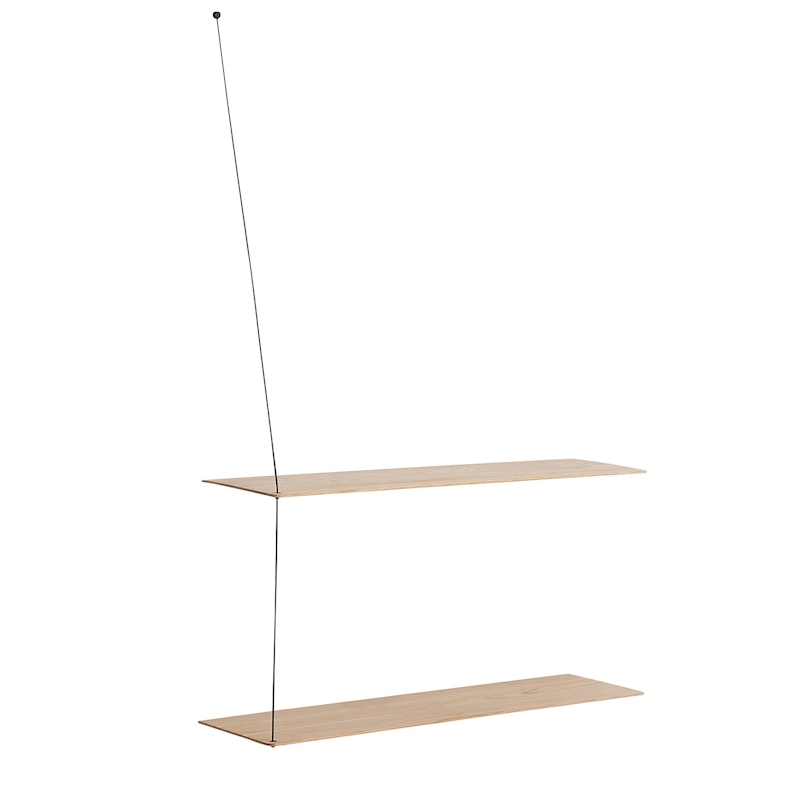 STEDGE Schap 80cm, Wit Gepigmenteerd Eiken