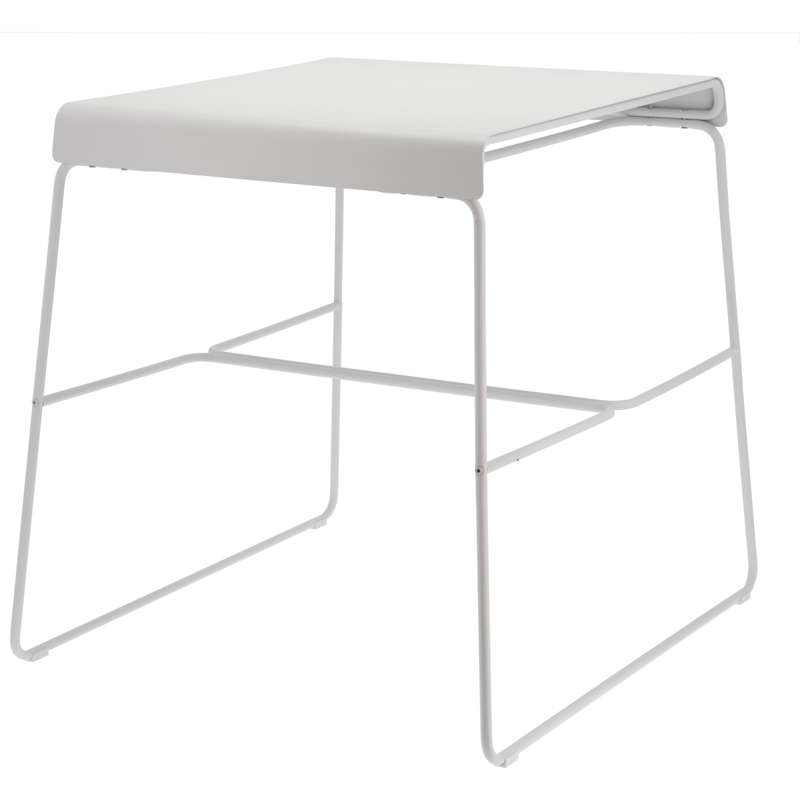 A-Café Tafel 58x75 cm Voor Buiten, Soft Grey