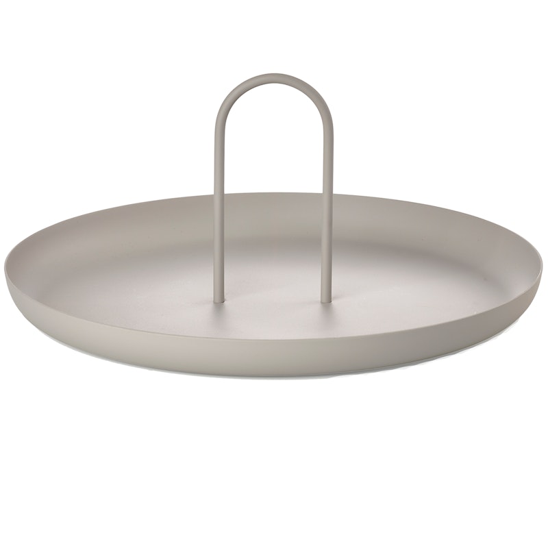 Bricka Singles 30 cm Black Dienblad Warm Grijs