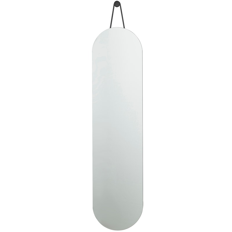 Väggspegel A-Wall Mirror 120x30 Black Spiegel Zwart