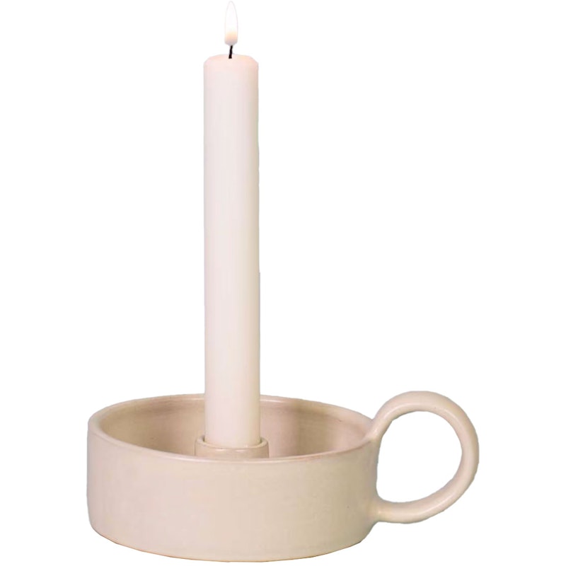 Ester Candle Holder, White