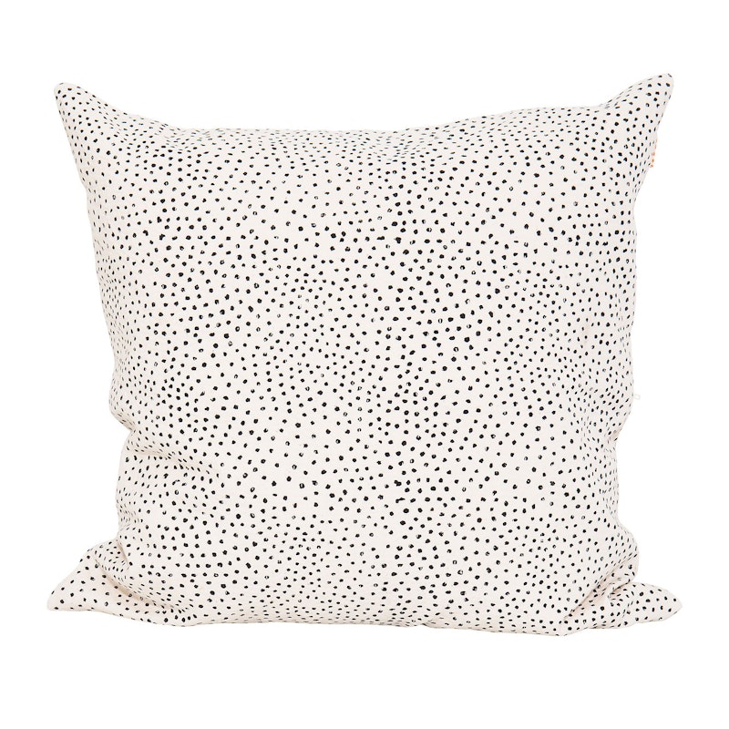 Fleck Cushion Cover 50x50 cm, Black/White