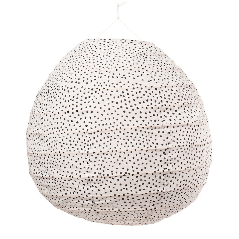 Fleck Lampshade, White/Black