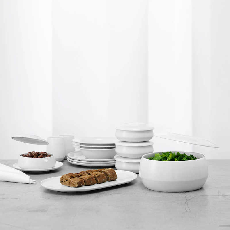 Enso Soup Plate 22 cm, White from Aida | RoyalDesign