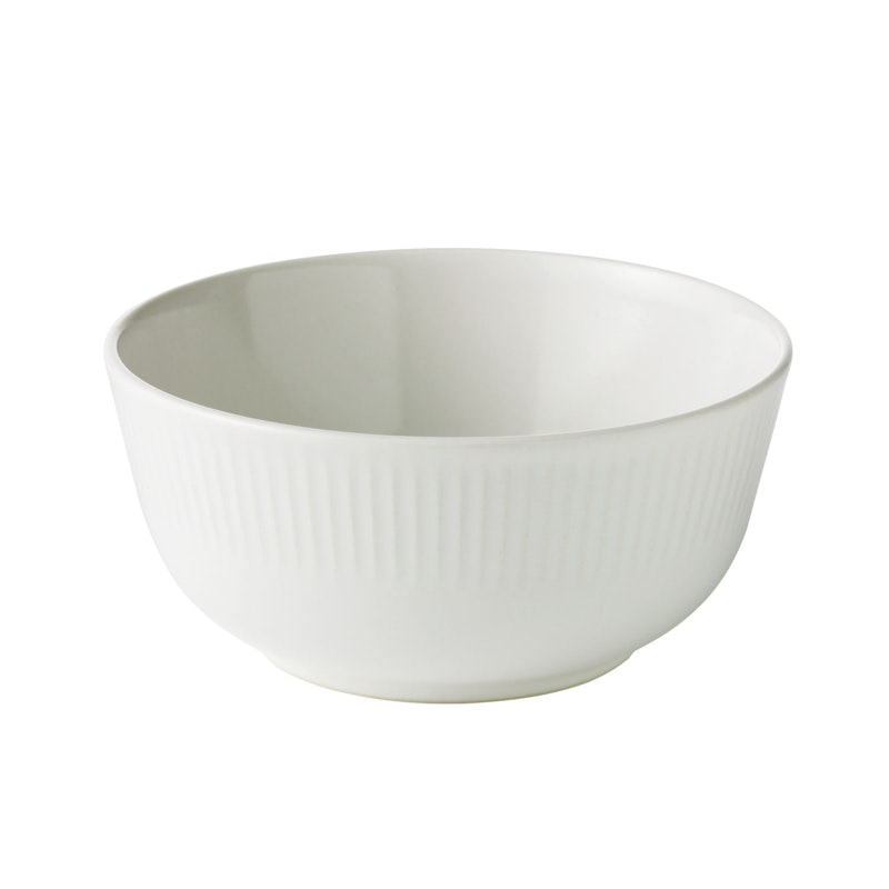 Groovy Bowl, White