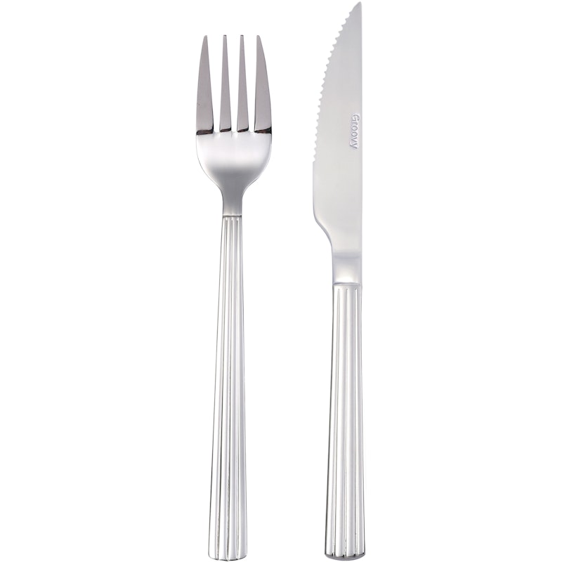 Groovy Cutlery Set 8-pack