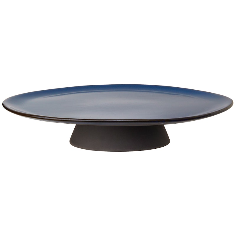 Raw Cake Plate 34 cm, Midnight Blue