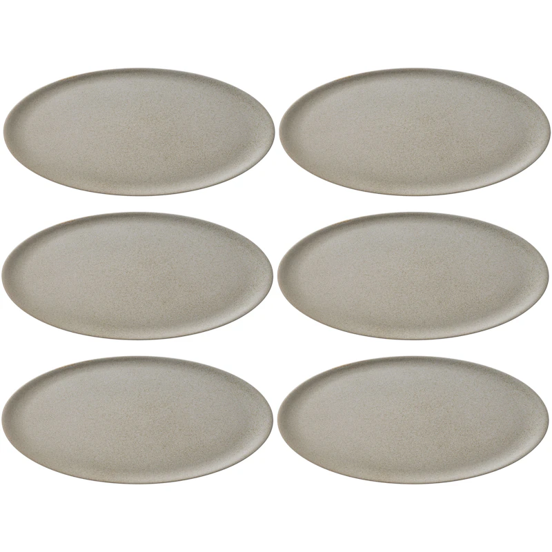 RAW Dinner Plate 28 cm 6-pack, Sandy Beige