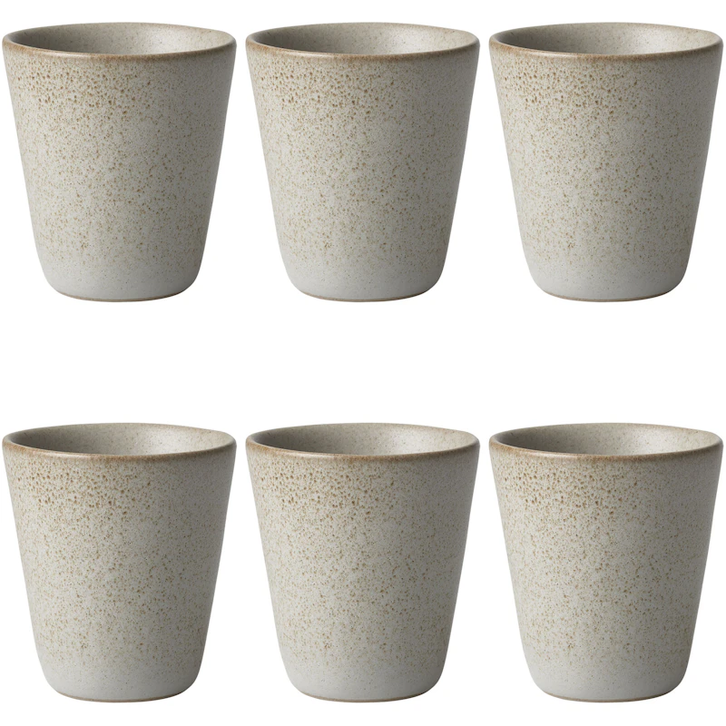 RAW Mug 25 cl 6-pack, Sandy Beige