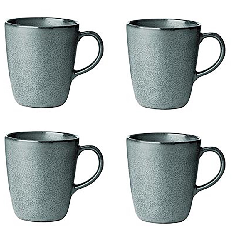 Raw Mugs 4-pack, Northern Green