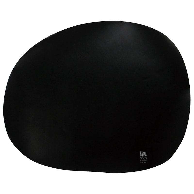 Raw Organic Table Mat 35x41 cm, Black