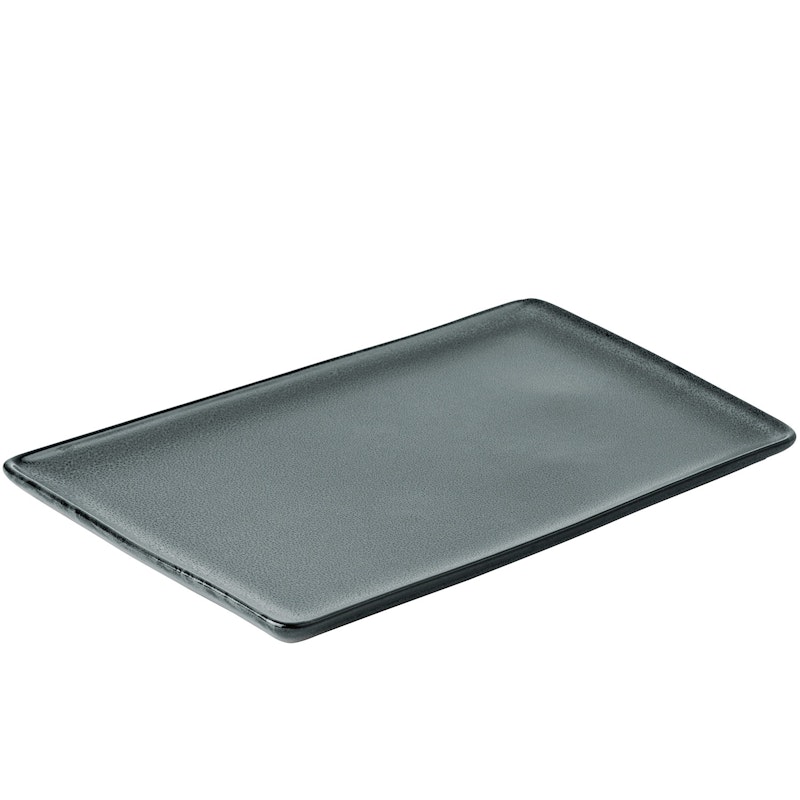 Raw Rectangular Plate 31,5x20 cm, Northern Green