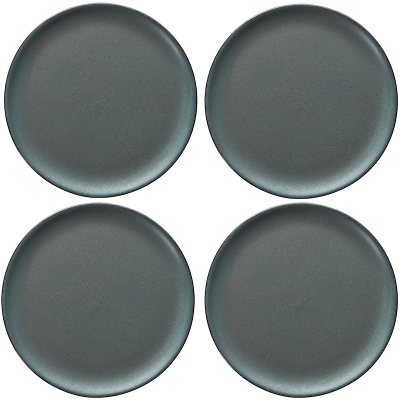 Raw Side Plate 20 cm 4-pack, Northern Green